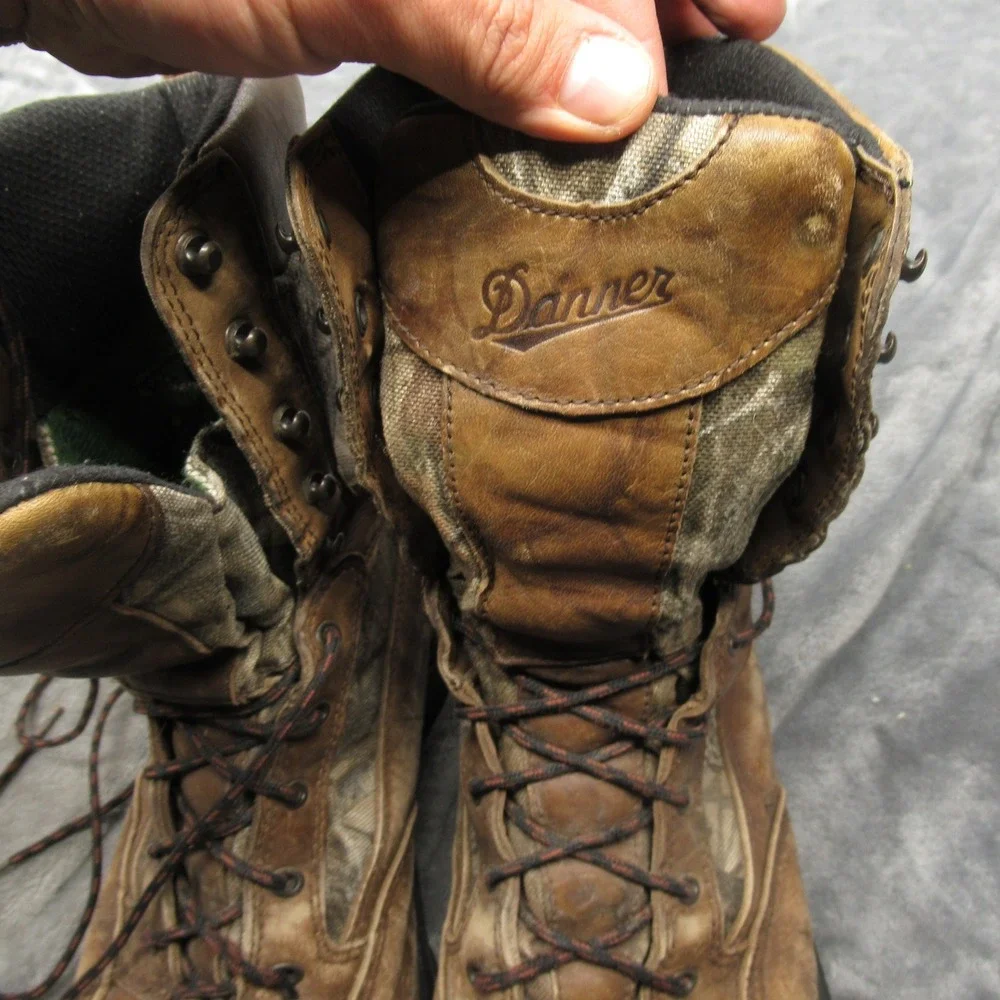 Danner Mens Boots 13 Hunt GORETEX Camo Leather Insulated Waterproof Pronghorn 8